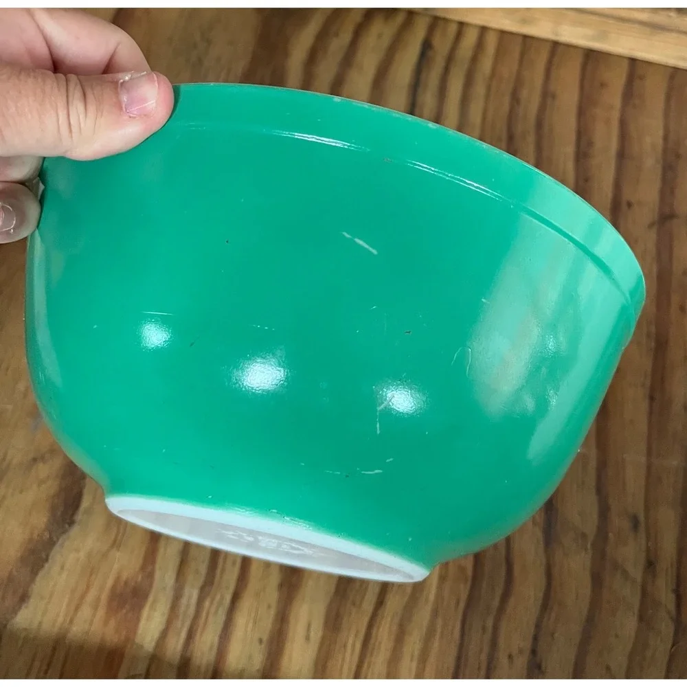 Pyrex fun green